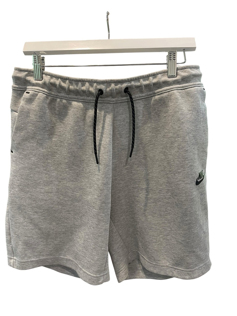 Nike Tech Sweat Shorts SZ M Heather Grey